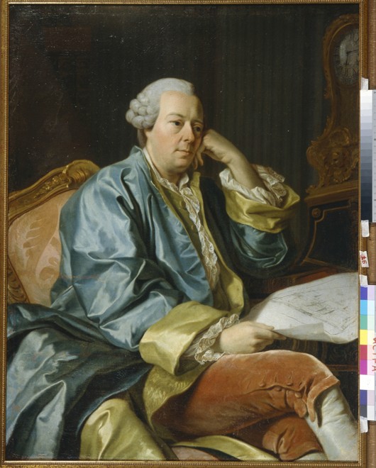 Portrait of Ivan Ivanovich Betskoi (1704-1795) à Alexander Roslin