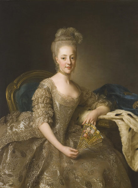 Portrait of Hedwig Elisabeth Charlotte of Holstein-Gottorp (1759-1818) à Alexander Roslin