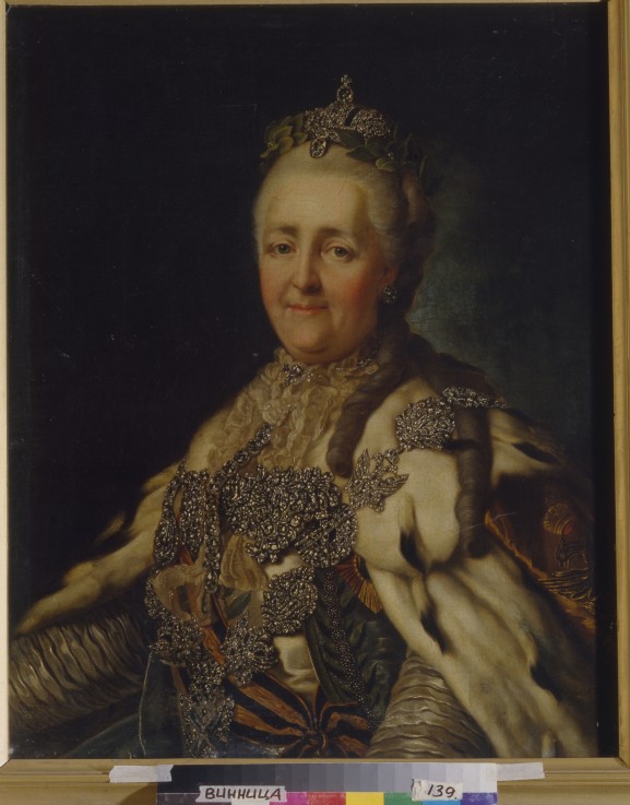 Portrait of Empress Catherine II (1729-1796) à Alexander Roslin