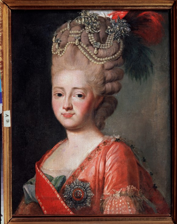 Portrait of Empress Maria Feodorovna (Sophie Dorothea of Württemberg) (1759-1828) à Alexander Roslin