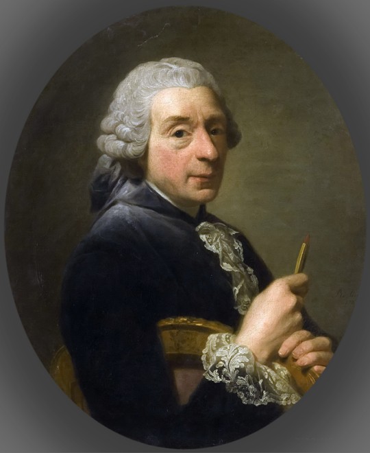 Portrait of François Boucher (1703-1770) à Alexander Roslin