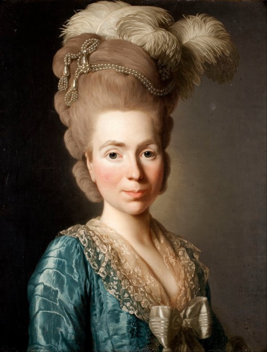 Portrait of Princess Natalya Petrovna Galitzine (1741-1837) à Alexander Roslin