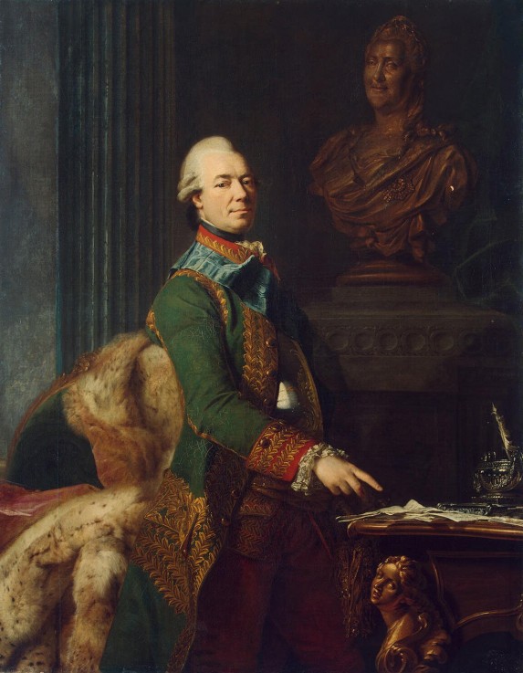 Portrait of Count Zakhar Chernyshov à Alexander Roslin