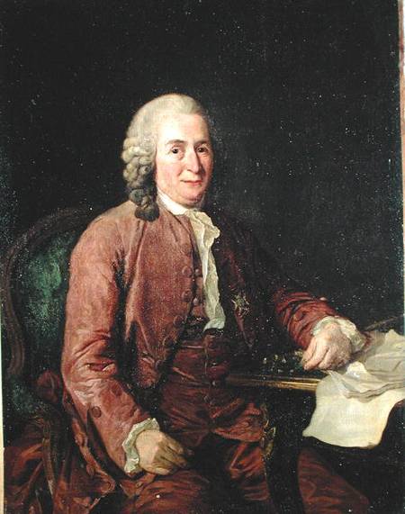 Portrait of Carl von Linnaeus (1707-78) à Alexander Roslin