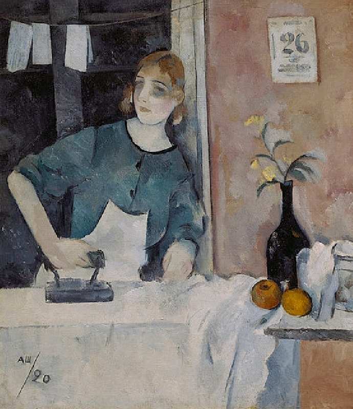The ironing woman à Alexander Schevtschenko