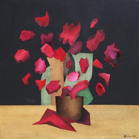 Bouquet still life square