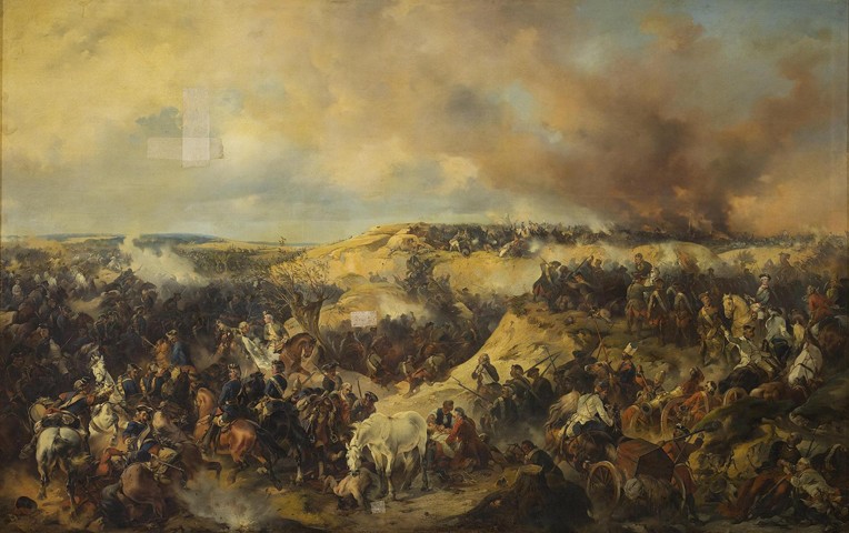 The Battle of Kunersdorf on August 12, 1759 à Alexander von Kotzebue