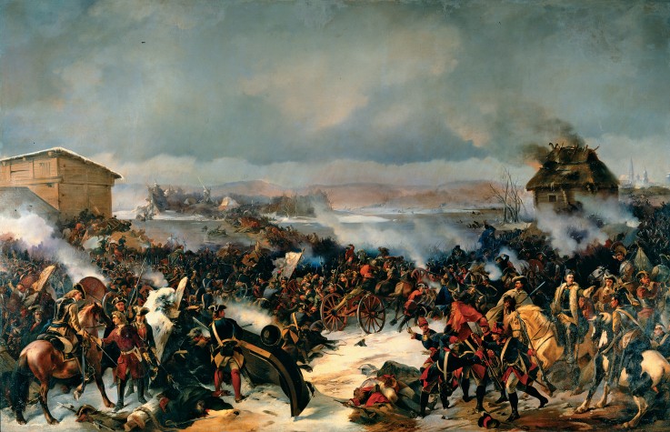The Battle of Narva on 19 November 1700 à Alexander von Kotzebue