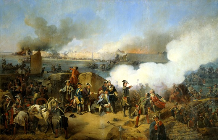 Taking of the Swedish Nöteburg Fortress by Russian Troops on October 11, 1702 à Alexander von Kotzebue