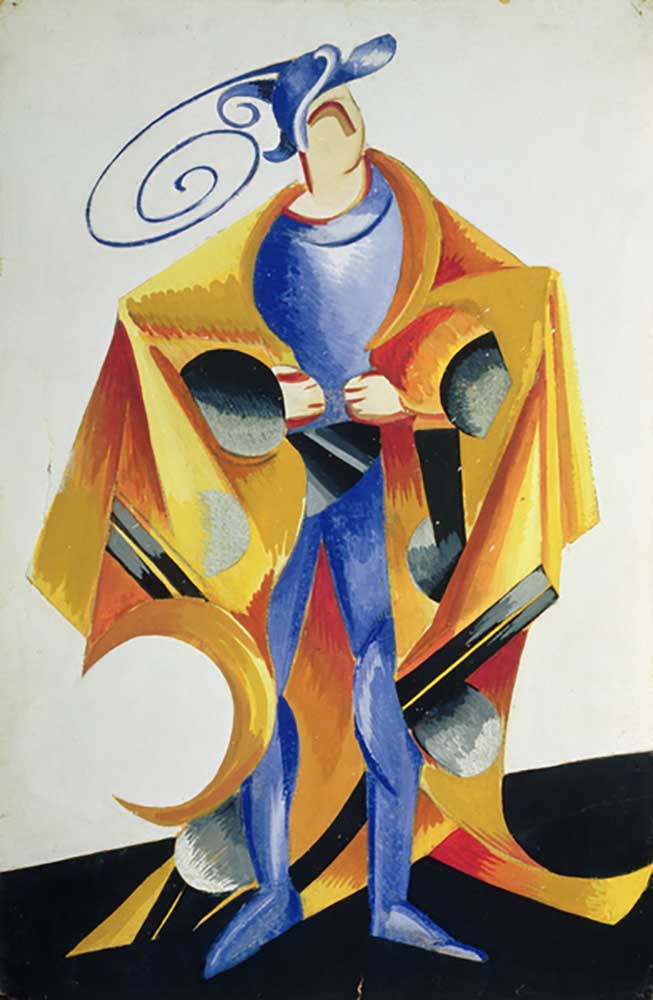 Costume design for Romeo and Juliet, 1921 à Alexandra Exter