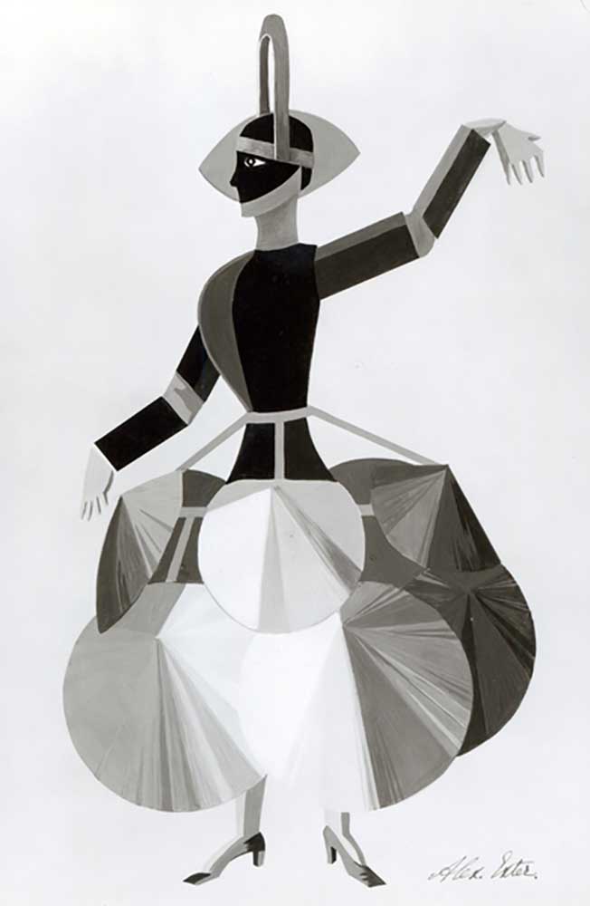 Costume design for the film Aelita, 1924 à Alexandra Exter