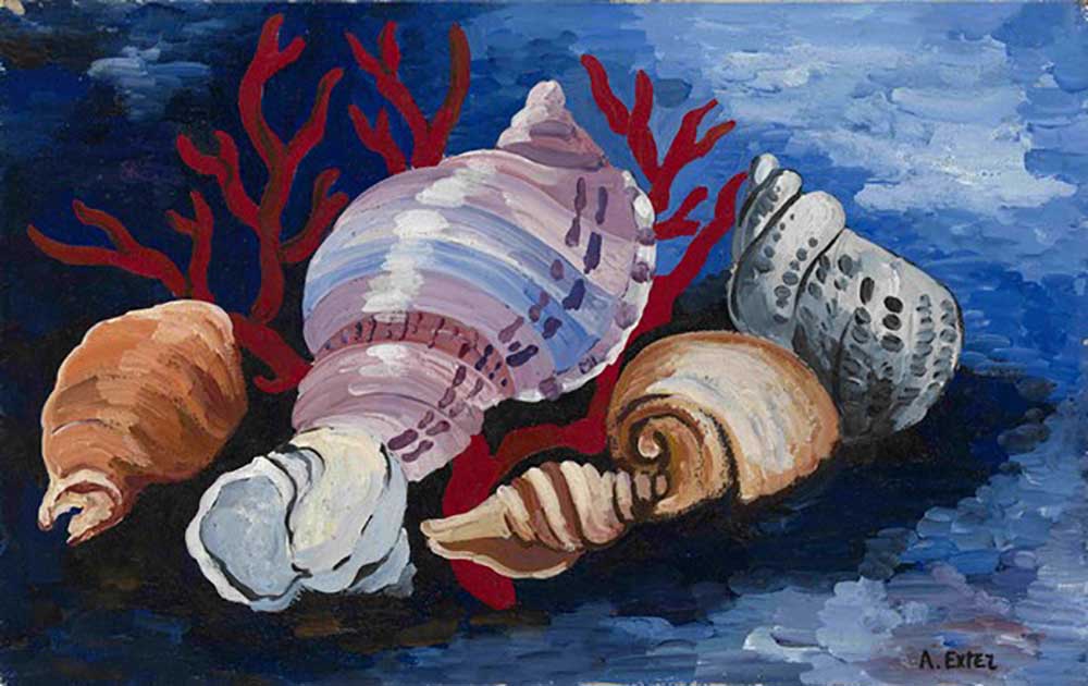 Still Life with Sea Shells à Alexandra Exter