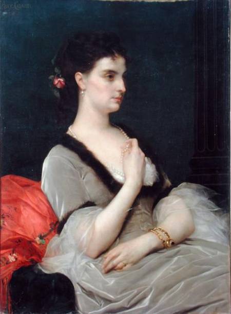 Portrait of Countess E.A. Vorontova-Dashkova à Alexandre Cabanel