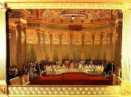 The Banquet for the Marriage of Napoleon Bonaparte (1769-1821) and Marie-Louise de Habsbourg-Lorrain à Alexandre Dufay