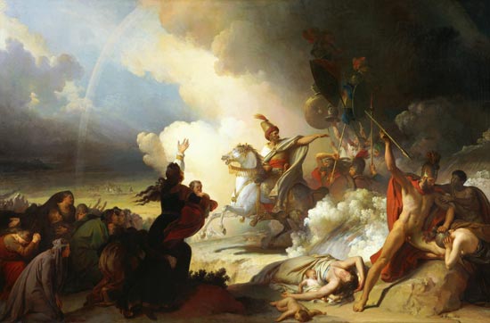 Saladin I (1138-93) in Jerusalem à Alexandre Evariste Fragonard