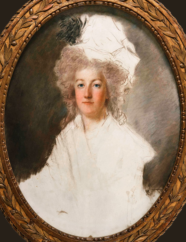 Unfinished portrait of Marie-Antoinette (1774-92) 1770-1819 à Alexandre Kucharski