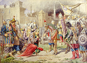 Zar Iwan IV. erobert Kazan à Alexej Danilovich Kivschenko