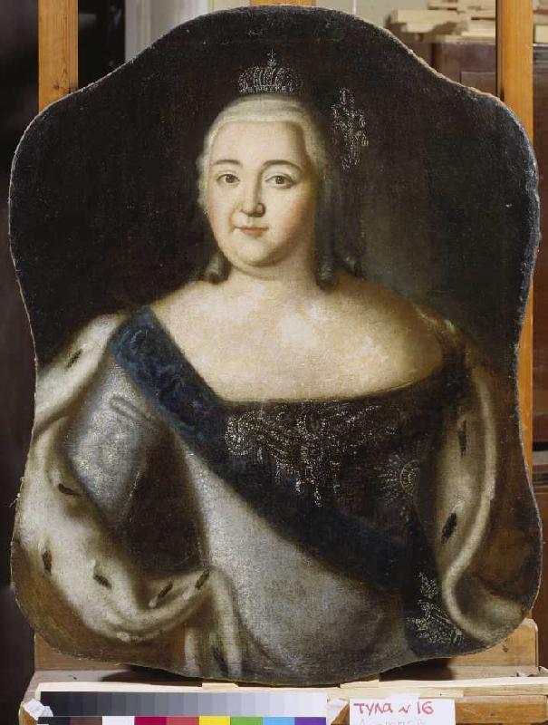 portrait de la tsarine Elisabeth Petrowna, à Alexej Petrowitsch Antropow