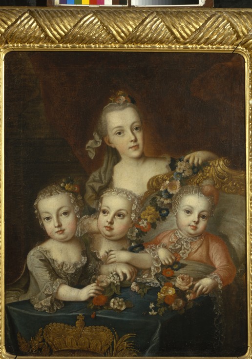 Portrait of Children of Empress Maria Theresia of Austria (1717-1780) à Alexej Petrowitsch Antropow