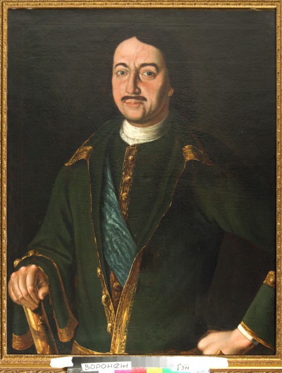 Portrait of Emperor Peter I the Great (1672-1725) à Alexej Petrowitsch Antropow