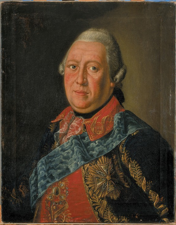 Portrait of Count Ivan Simonovich Gendrikov (1719-1782) à Alexej Petrowitsch Antropow