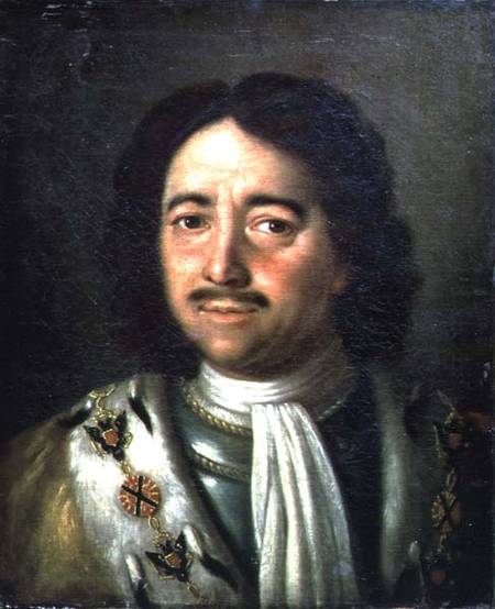 Portrait of Tsar Peter I the Great (1672-1725) à Alexej Petrowitsch Antropow