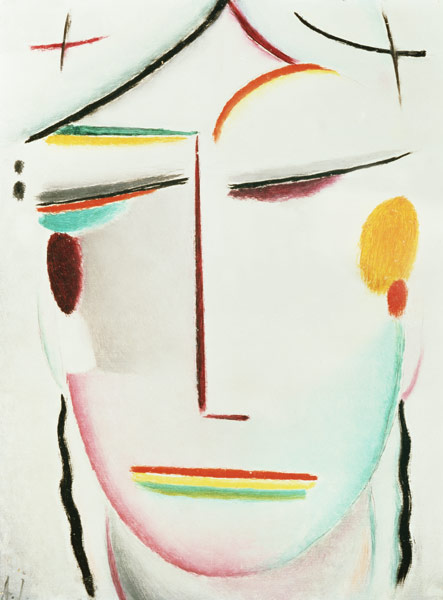 Visage du Sauveur (Altesse Bouddha II) à Alexej von Jawlensky