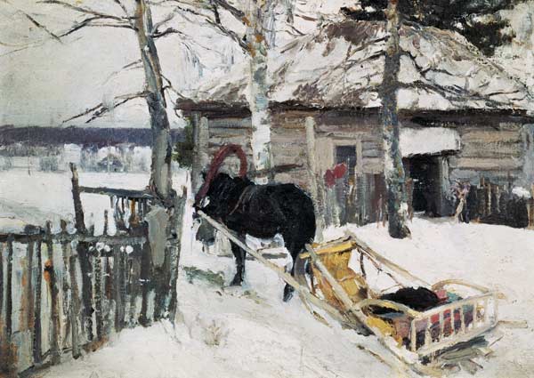 Winter à Alexejew. Konstantin Korovin