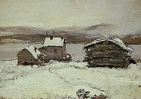 Les hivers en Laponie. à Alexejew. Konstantin Korovin