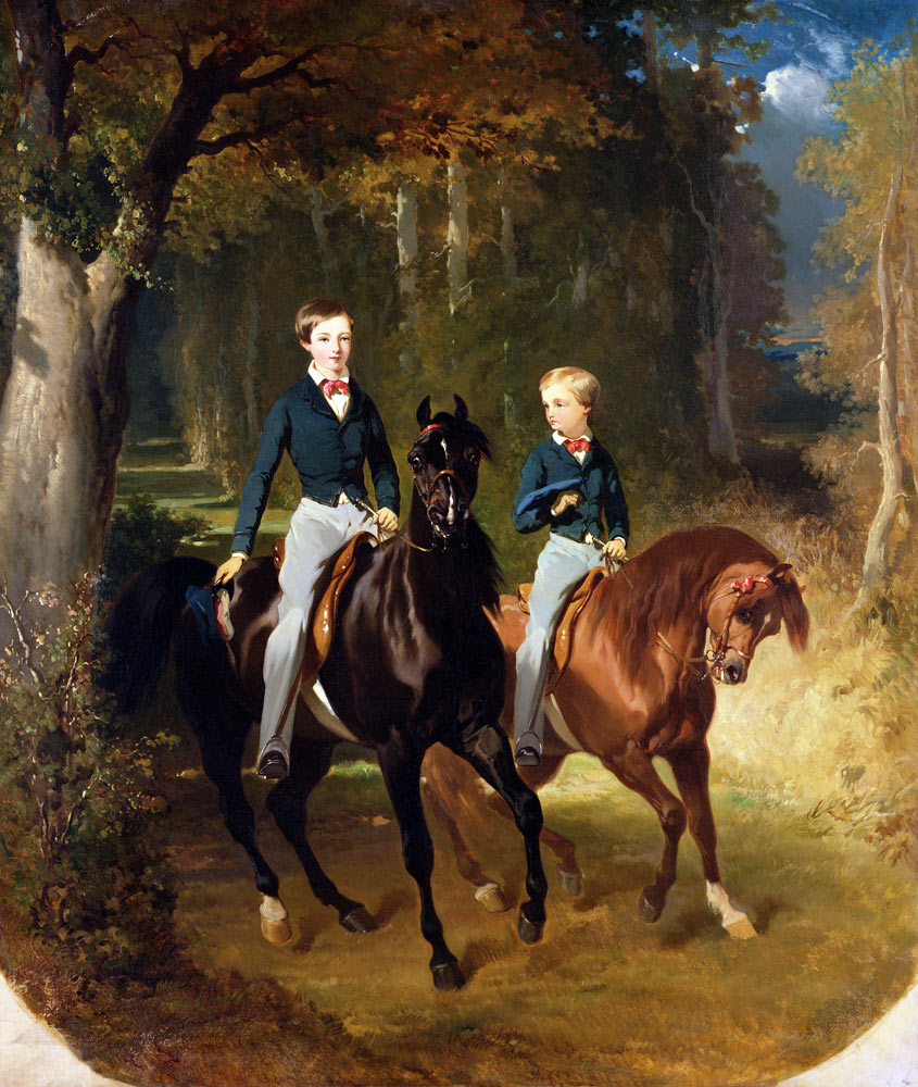 Louis-Philippe d'Orleans (1838-94) Comte de Paris and his Brother, Robert d'Orleans (1840-1910) Duc à Alfred Dedreux