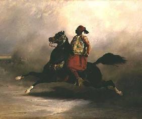 Nubian Horseman at the Gallop