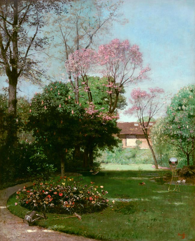 Le jardin d’Alfred Stevens à Alfred de Knyff