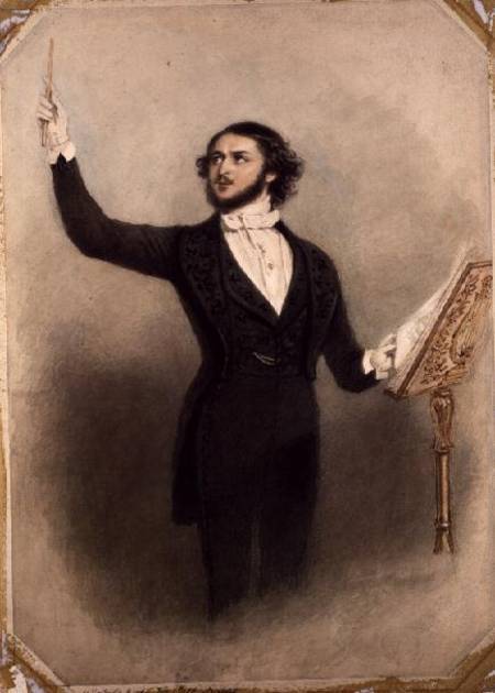 Louis Antoine Jullien (1812-60) à Alfred-Edward Chalon