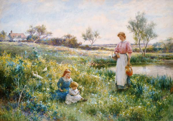 Summer Flowers à Alfred I Glendening