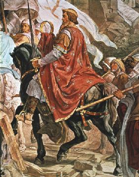 Charlemagne entering Pavia