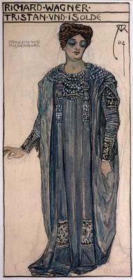 Copy of a costume design for Isolde, for a production of 'Tristan and Isolde' by Richard Wagner (181 à Alfred Roller