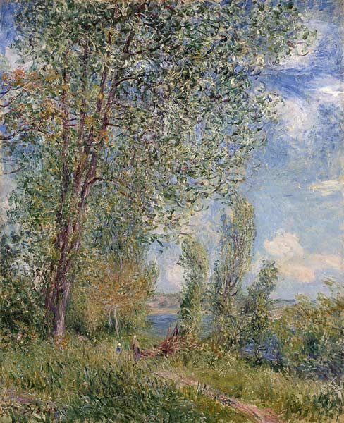 Blast of wind. May Morning à Alfred Sisley