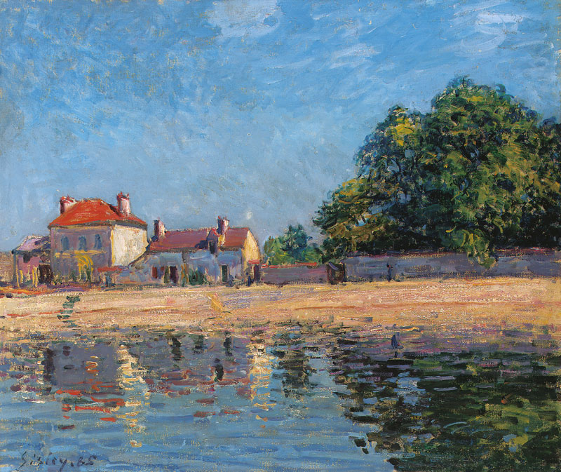 Am Ufer des Loing, Saint-Mammes à Alfred Sisley