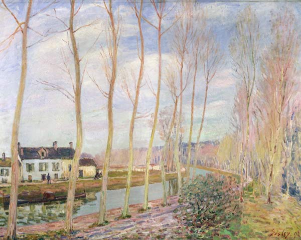 Canal du Loing à Alfred Sisley