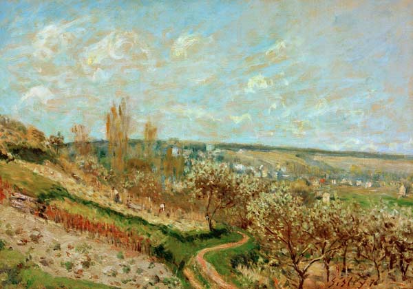 A.Sisley, Frühling in St.Germain-en-Laye à Alfred Sisley