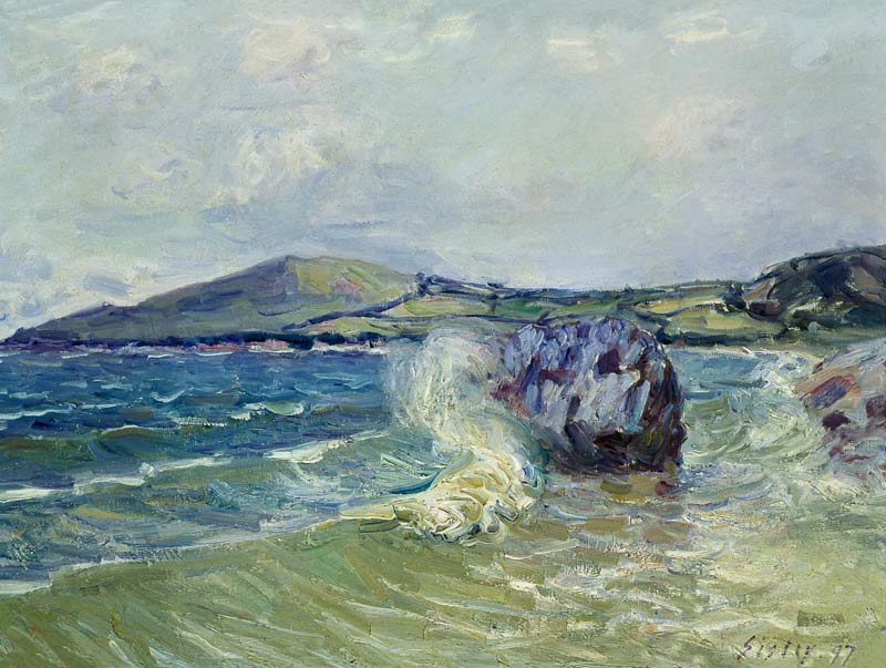 Lady's Cove, Wales à Alfred Sisley