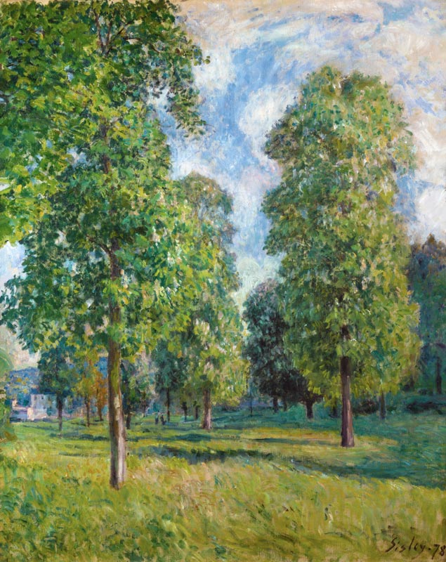 Landscape at Sevres à Alfred Sisley
