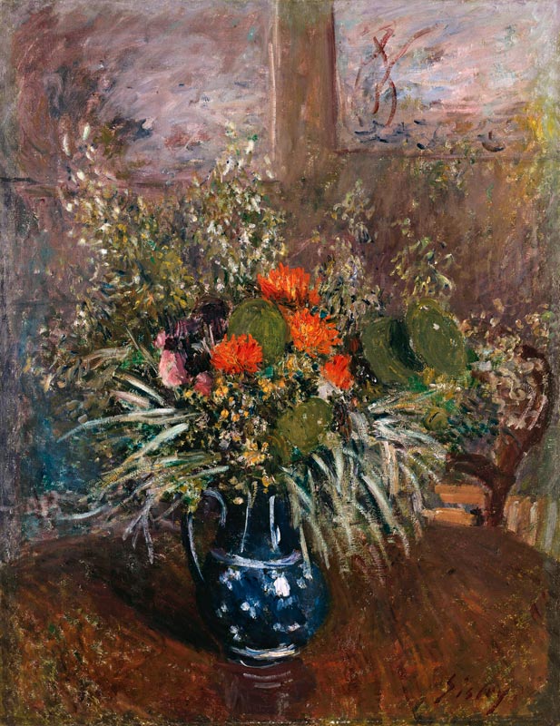 Still Life of Wild Flowers à Alfred Sisley