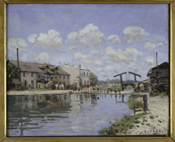 A.Sisley / Saint-Martin Canal / 1872 à Alfred Sisley