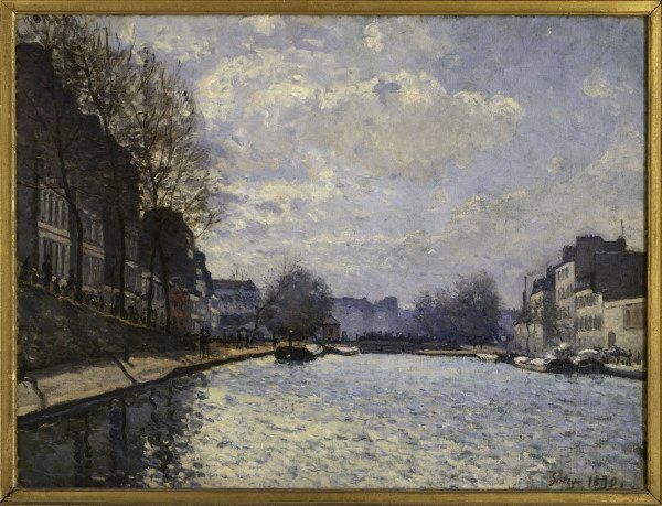 A.Sisley / Saint-Martin Canal / 1870 à Alfred Sisley