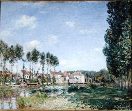 Banks of the Loing, Moret à Alfred Sisley