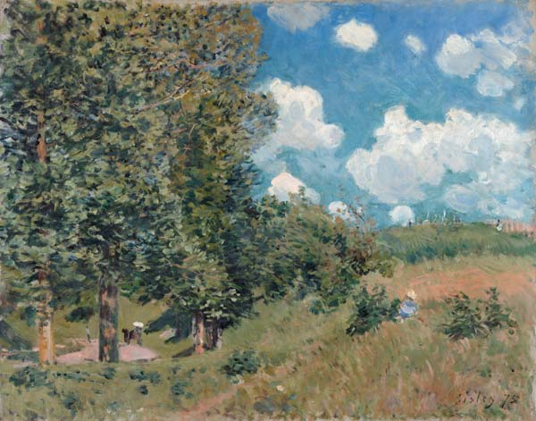 The Road from Versailles to Saint-Germain à Alfred Sisley