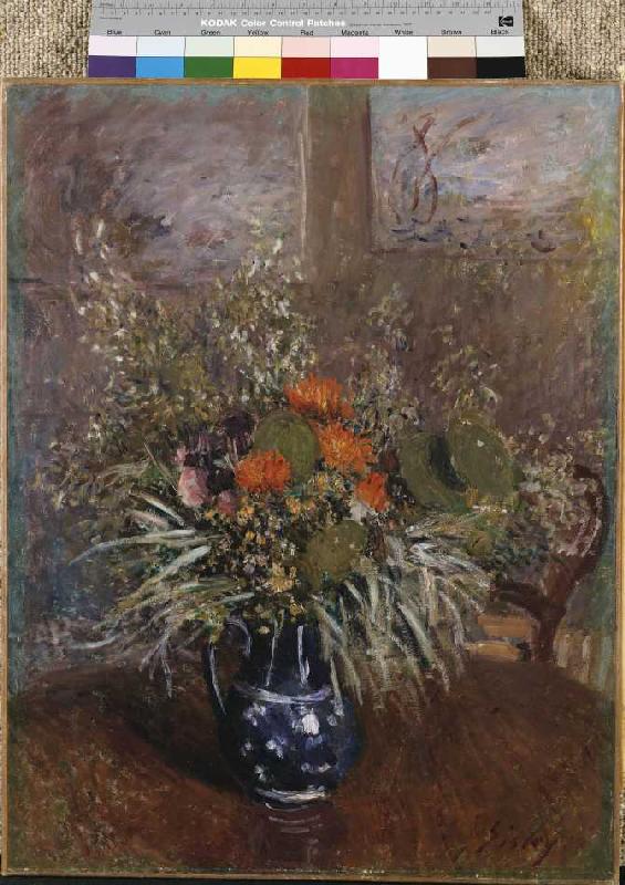 Ein Blumenstrauß à Alfred Sisley