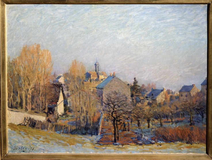 Frost in Louveciennes à Alfred Sisley