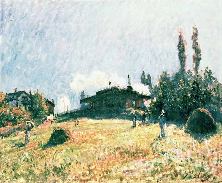 The Station at Sevres à Alfred Sisley